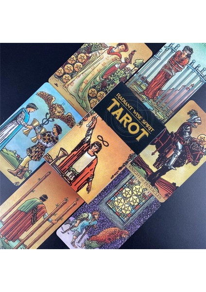 TT71 Tarzı Sıcak Satmak Radyant Bilge Ruh Tarot Kartları Tarot Güverte Rehberi ile Kader Kehanet Eğlence Oyunu Için Tahta Oyunu (Yurt Dışından)