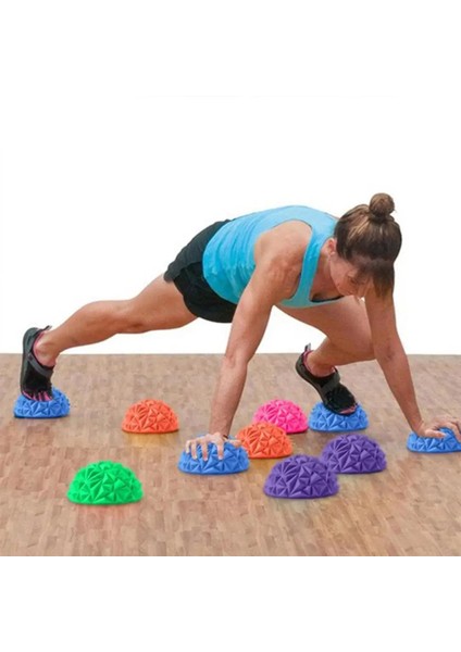 Yeşil Stil Yoga Yarım Top Fiziksel Fitness Aletleri Egzersiz Dengesi Tükenmez Nokta Masajı Basamak Taşları Denge Bölmeleri Gym Egzersiz Topları (Yurt Dışından) fırsatları