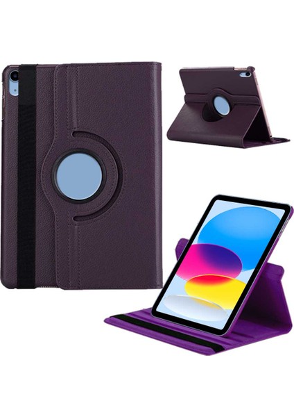 Apple iPad 10. Nesil / iPad A16 Uyumlu 10,9 Inç Döner Standlı Tablet Kılıfı