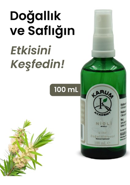 Nioli (Niaouli) Hidrosolü – Doğal Arındırıcı & Cilt Koruyucu Bitki Suyu 100ML fırsatları