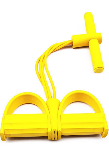 Sarı Stil Fitness Sakız 4 Tüp Direnç Bantları Lateks Pedal Egzersizi Mekik Çekme Halatı Genişletici Elastik Bantlar Yoga Ekipmanı Pilates Egzersizi (Yurt Dışından)