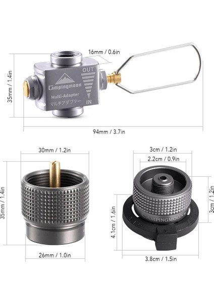 Set2 Stili Gaz Sobası Adaptörü Gaz Tasarrufu Plus Bütan Adaptörlü Gaz Adaptörü Kamp Sobası Dolum Adaptörü Kamp, Sırt Çantasıyla Seyahat, Yürüyüş Için (Yurt Dışından) fırsatları