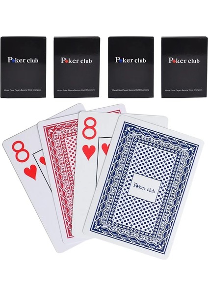 1 Mavi Stil 100% Plastic Pvc Playing Card Game Poker Cards Waterproof And Dull Polish Poker Club Casino Board Games Accessories (Yurt Dışından)