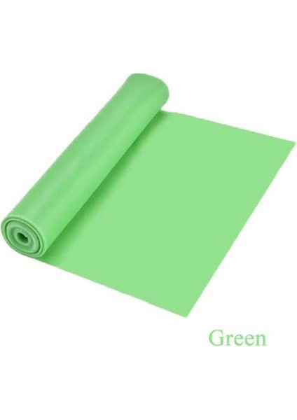 Yeşil Stil 2000X150X0.35MM Yoga Pilates Streç Direnç Bandı Egzersiz Fitness Bandı Eğitim Elastik Egzersiz Fitness Kauçuğu 150 cm Doğal Kauçuk Spor Salonu (Yurt Dışından)