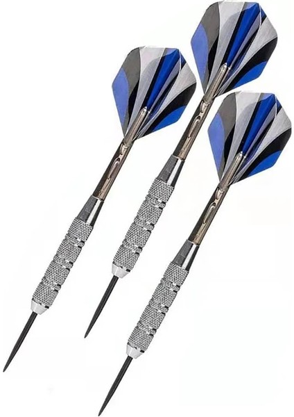 Et Gümüş Çelik Ucu Plastik Şaftlı Dart Seti 21G Standart Sert Dart Sisal Dart Tahtası Için Nikel Kaplama Kapalı Oyun (Yurt Dışından)