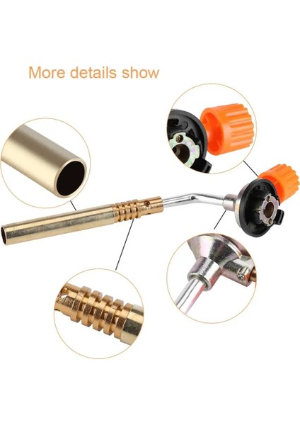 Taşınabilir Açık Kamp Yürüyüş Pişirme Ekipmanları Bütan Alev Kaynak Jet Brülör Manuel Ateşleme Gaz Alev Makinası (Yurt Dışından) modelleri