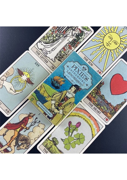 TS106 Stili Pixies Şaşırtıcı Lenormand Tarot Kartı Destesi Oyunlardan Sevgiyle Oluşturulan Sanat Eseri Aşk Oracle Kehaneti Benzersiz Oyuncak (Yurt Dışından)