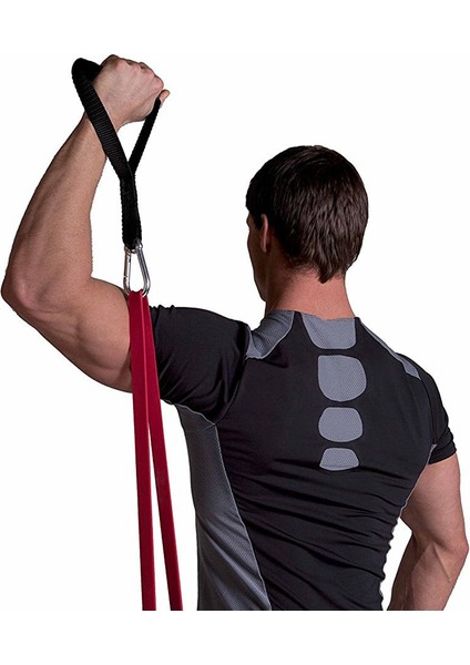 Kırmızı Stil Direnç Bandı 41 "fitness Kauçuk Pull Up Crossfit Güç Lateks Genişletici Asılı Yoga Döngü Bandı Kapı Mandalı Kolu ile (Yurt Dışından) fırsatları