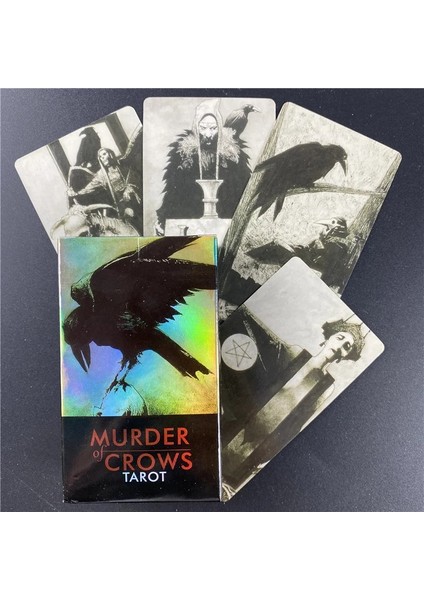 32 Adet TS52 Tarzı Yüksek Li Karga Cinayetitarot Kartları Oyun Destesi Masa Kart Tahta Oyunları Parti Oyun Kartları (Yurt Dışından) fiyatları