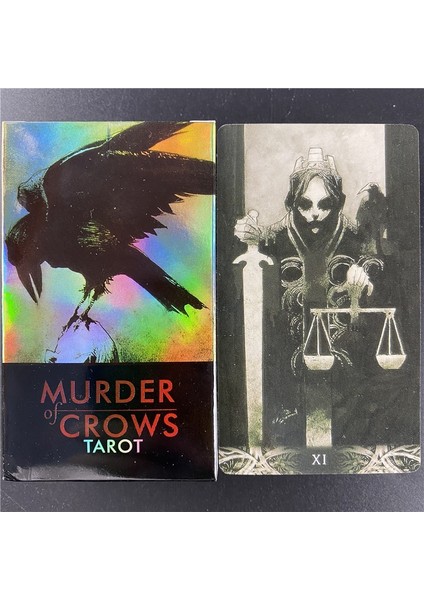 32 Adet TS52 Tarzı Yüksek Li Karga Cinayetitarot Kartları Oyun Destesi Masa Kart Tahta Oyunları Parti Oyun Kartları (Yurt Dışından) fırsatları