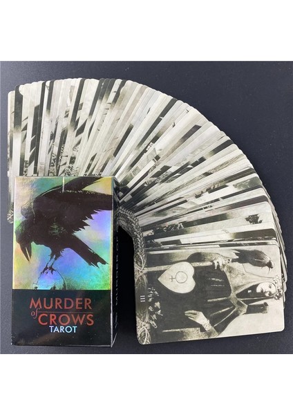 32 Adet TS52 Tarzı Yüksek Li Karga Cinayetitarot Kartları Oyun Destesi Masa Kart Tahta Oyunları Parti Oyun Kartları (Yurt Dışından) indirimleri