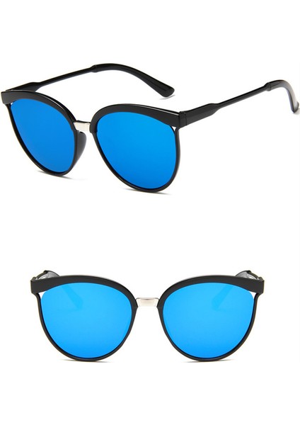 Mavi Stil Cateye Tasarımcı Güneş Gözlüğü Kadın Lüks Plastik Güneş Gözlükleri Klasik Retro Açık Seyahat Lentes De Sol Mujer Polarize Güneş Gözlüğü (Yurt Dışından)