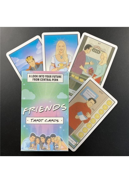 44 Adet TS18 Tarzı Klasik Binici Güverte Kehanet Kart Oyunu Masa Oyunu Işığının Yapısına Dayalı Arkadaşlar Tarot Kartları (Yurt Dışından) fiyatları