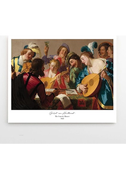 Konser (1623) Çerçeveli ve Çerçevesiz Poster