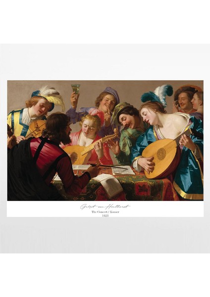 Konser (1623) Çerçeveli ve Çerçevesiz Poster modelleri