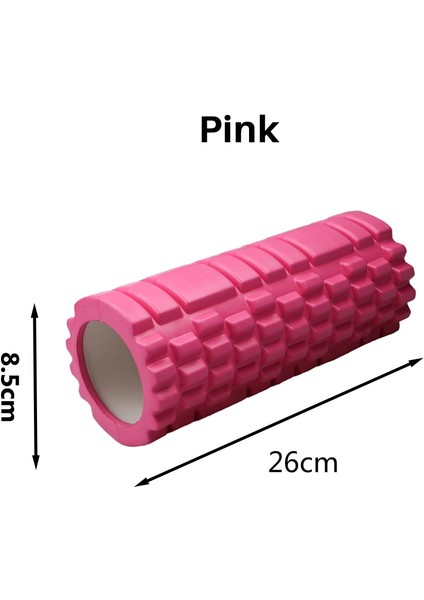 Kırmızı Stil 30CM Yoga Sütunu Gym Fitness Köpük Rulo Pilates Yoga Kas Masajı Rulo Egzersiz Geri Yumuşak Yoga Bloğu (Yurt Dışından)