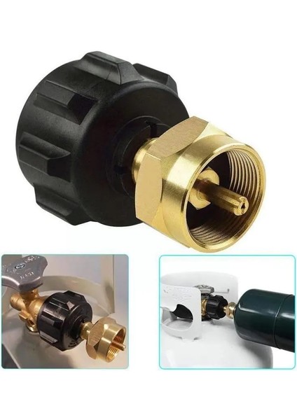 Bir Stil Ropane Şişe Bağlayıcı Isıtıcı Bağlayıcı Adaptör Kiti Kamp Aletleri (Yurt Dışından)