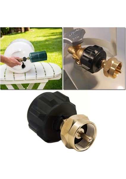 Bir Stil Ropane Şişe Bağlayıcı Isıtıcı Bağlayıcı Adaptör Kiti Kamp Aletleri (Yurt Dışından)