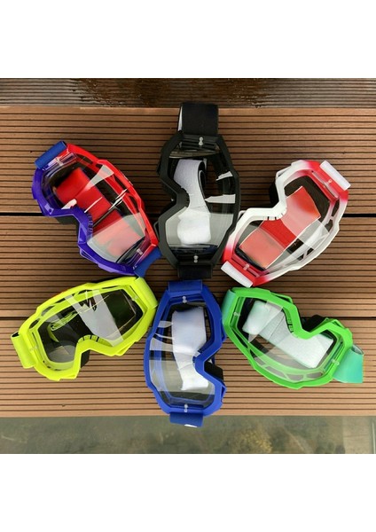 No.2 Tarzı Motosiklet Bisiklet Gözlük Dirt Bike Motokros Güneş Gözlüğü Kayak Rüzgar Uv Koruma Gözlükleri Gözlük Şık Erkek Gözlüğü Gözlükler (Yurt Dışından) fırsatları