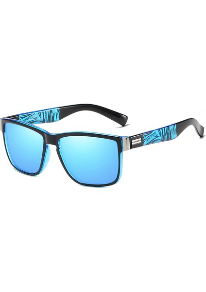 C05 Mavi Siyah Stil Erkek Gözlük Bisiklet Güneş Gözlüğü Polarize Güneş Gözlüğü Lüks Vintage Polarize Glasse Gafas Ciclismo Bisiklet Için (Yurt Dışından)