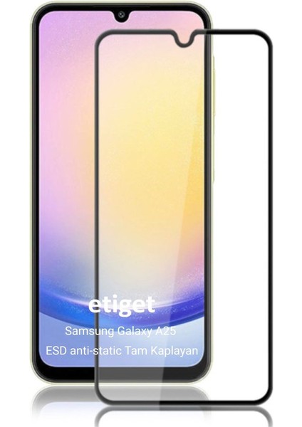 Samsung Galaxy A25 ”esd Antı-Statıc” Cam Ekran Koruyucu 6d Glass