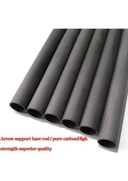 6 Adet Tarzı 7.m Okçuluk Saf Karbon Ok Mili Kıç Tüpleri Avcılık Atış Uygulaması Için Id Od Ok (Yurt Dışından)