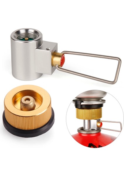 1 Stil Ayarla Düz Gaz Deposu Adaptör Vana Bidon Gaz Dönüştürücü Shifter Kamp Sobası Metal Gaz Dolum Adaptörü Silindir Dolum Sobası Adaptörü (Yurt Dışından) fiyatları