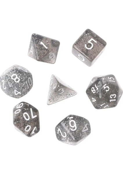 Bk Tarzı Dragon Pathfinder D20 D12 2XD10 D8 D6 D4 Için 7 Adet Parıldayan Çokyüzlü Zar (Yurt Dışından)
