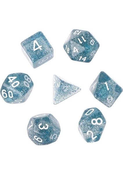 Bk Tarzı Dragon Pathfinder D20 D12 2XD10 D8 D6 D4 Için 7 Adet Parıldayan Çokyüzlü Zar (Yurt Dışından) indirimleri