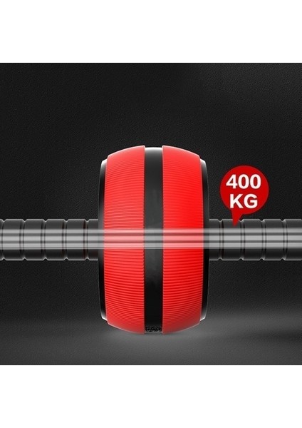 Kırmızı Stil Mat Spor Salonu Eğitimi ile Ab Silindiri Kas Egzersiz Ekipmanları Ev Fitness Tekerleği Tek Karın Gücü Kol Bel Bacak Egzersizi (Yurt Dışından)