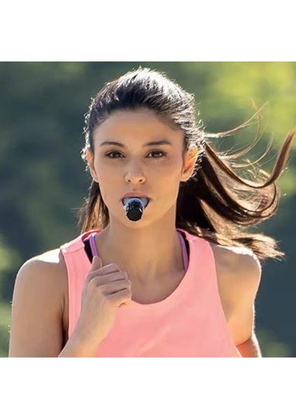 1 Adet Tarzı Breathing Fitness Exerciser Lung Respirator Fitness Trainer Water Silicone Breathing Mouthpiece Exercise Training Equipment Tool (Yurt Dışından)