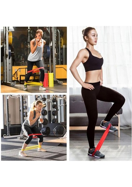 Sarı Stil Fitness Yoga Direnç Bantları Sağlık Elastik Spor Vücut Lateks Kemer Çekme Kayışı Kuvvet Kol Uyluk Mukavemeti Eğitim Kayışı Spor Salonu Yoga (Yurt Dışından) fırsatları