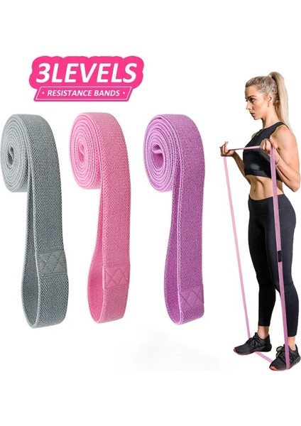 Koyu Gri Tarzı Uzun Kumaş Direnç Bantları Seti Fitness Pull Up Assist Ganimet Kalça Egzersiz Egzersiz Döngüsü Elastik Bantlar 3 Parça Bacak Için Kaymaz (Yurt Dışından) fırsatları