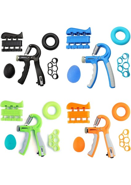 Siyah Stil 5 Adet Ağır Tutucu Set Parmak El Egzersizi Kavrama Bilek Gücü Eğitimi Ayarlanabilir Parmak Arpal Genişletici (Yurt Dışından) fiyatları