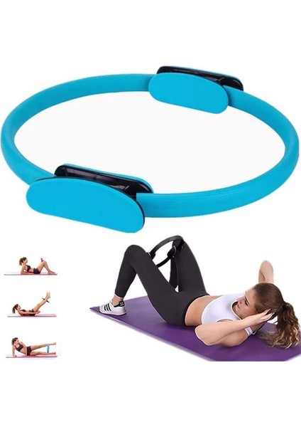 Mor Tarzı Profesyonel Yoga Çember Pilates Sihirli Yüzük Fitness Kinetik Direnç Çember Vücut Geliştirme Çember Spor Salonu Pilates Aksesuarları 6 Renk (Yurt Dışından) fiyatları