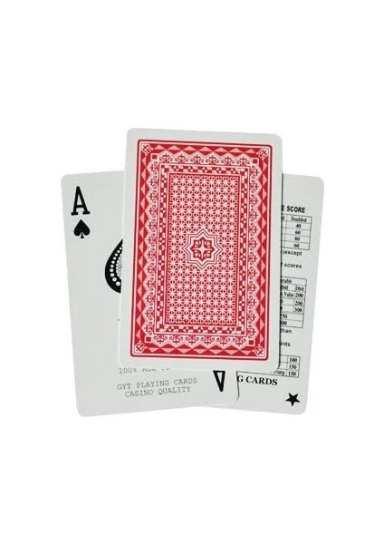 NO939 Kırmızı Stil Jıayı Texas Holdem 100% Plastik Pvc Iskambil Oyunu Poker Kartları Su Geçirmez ve Donuk Cila Gyt Masa Oyunları Poker (Yurt Dışından)