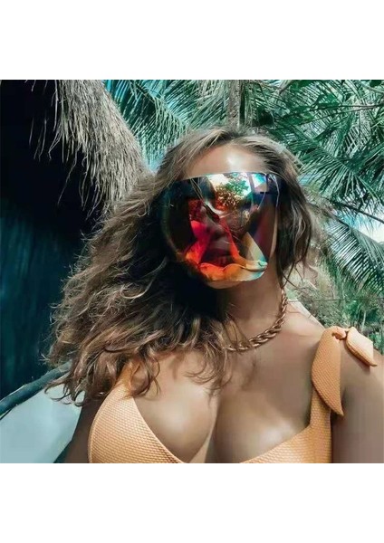 Type9 Stili Faceshield Koruyucu Güneş Gözlükleri Kadın Bisiklet Bisiklet Gözlük Güvenlik Gözlükleri Anti-Sprey Maske Bisiklet Sürme Koruma Güneş Gözlüğü (Yurt Dışından) modelleri