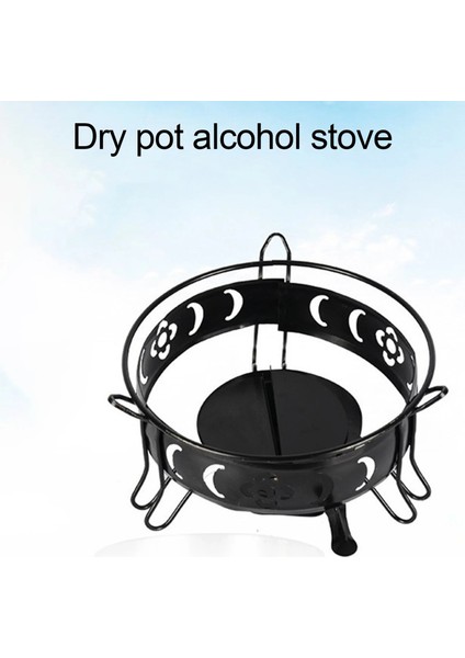 D Stili Mini Açık Kamp Barbekü Katı Alkollü Soba Ev Ruhu Alkol Brülör Dekorasyon Açık Kamp Hayatta Kalma Tencere (Yurt Dışından) fırsatları