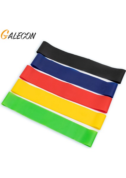 0.8mm Sarı Stil Kauçuk Direnç Bantları Pilates Lateks Taşınabilir Fitness Egzersiz Ekipmanları Vücut Geliştirme Elastik Halka Crossfit Squat Eğitim Bandı (Yurt Dışından)