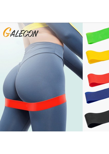 0.8mm Sarı Stil Kauçuk Direnç Bantları Pilates Lateks Taşınabilir Fitness Egzersiz Ekipmanları Vücut Geliştirme Elastik Halka Crossfit Squat Eğitim Bandı (Yurt Dışından)
