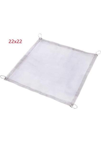 22X22 Ağ Stili Açık Kamp Bahçe Arka Bahçe Isıtma Mesh Paslanmaz Çelik Katlanır Kamp Ateşi Yangın Rafı Katlanabilir Ateş Çukuru Barbekü Araçları Sökmeye (Yurt Dışından)