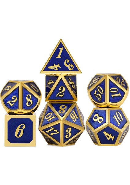NO.416 Stili Dnd Metal Zar Rpg Mtg Italik Yazı Tipi Kese Dahil Çeşitli Renkler D4 D6 D8 D10 D12 D20 (Yurt Dışından)