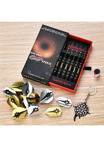 Bordo Tarzı Cyeelife Profesyonel Çelik Uç Dart 22G+ALÜMINYUM Miller+Sarpener+Dart Aleti+12 Uçuş Pirinç Dart Seti (Yurt Dışından) indirimleri