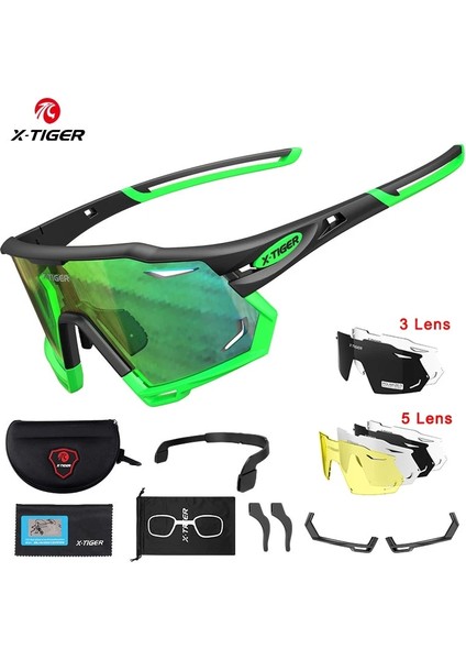 XTS03 Stili 3 Mercek X-Tıger Bisiklet Güneş Gözlüğü Doğa Sporları Erkek Kadın Bisiklet Gözlükleri UV400 Mtb Bisiklet Gözlükleri Bisiklet Aksesuarları Için Gözlük (Yurt Dışından)