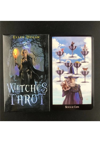 32 Adet TS52 Tarzı Cadı Tarot Kartları Için Yüksek Li Tarot Kartları Oracle Kart Tahtası Güverte Oyunları Parti Oyunu Için Iskambil Kartları (Yurt Dışından) modelleri
