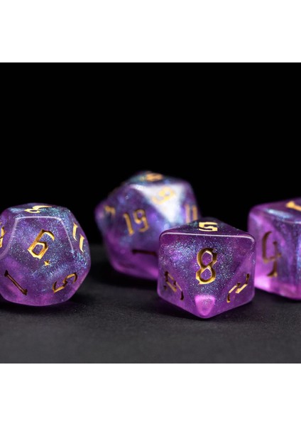 Kırmızı Stil Poludie Et Dnd Zar Seti D4 D6 D8 D10 D% D12 D20 Rol Oynama Için Yarı Saydam Çokyüzlü Zar Tahta Oyunu D&d Rpg Mtg Zar (Yurt Dışından)