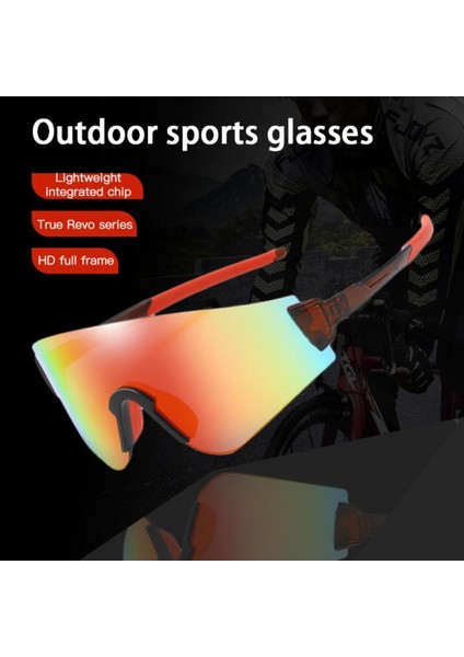 No.8 Stili 2021 Bir Bisiklet Binici Camı Açık Hava Sporları Rüzgar Geçirmez UV400 Gerçek Film Renkli Lens Güneş Gözlüğü (Yurt Dışından) indirimleri