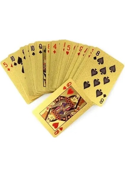 No.1 Tarzı %50 Sıcak! Et Su Geçirmez Lüks Altın Folyo Poker Masa Oyunu Magic1 Oyun Kartı (Yurt Dışından)