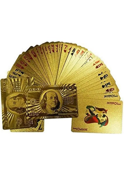 No.1 Tarzı %50 Sıcak! Et Su Geçirmez Lüks Altın Folyo Poker Masa Oyunu Magic1 Oyun Kartı (Yurt Dışından) fırsatları