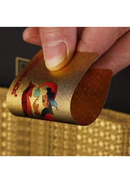 No.1 Tarzı %50 Sıcak! Et Su Geçirmez Lüks Altın Folyo Poker Masa Oyunu Magic1 Oyun Kartı (Yurt Dışından) indirimleri